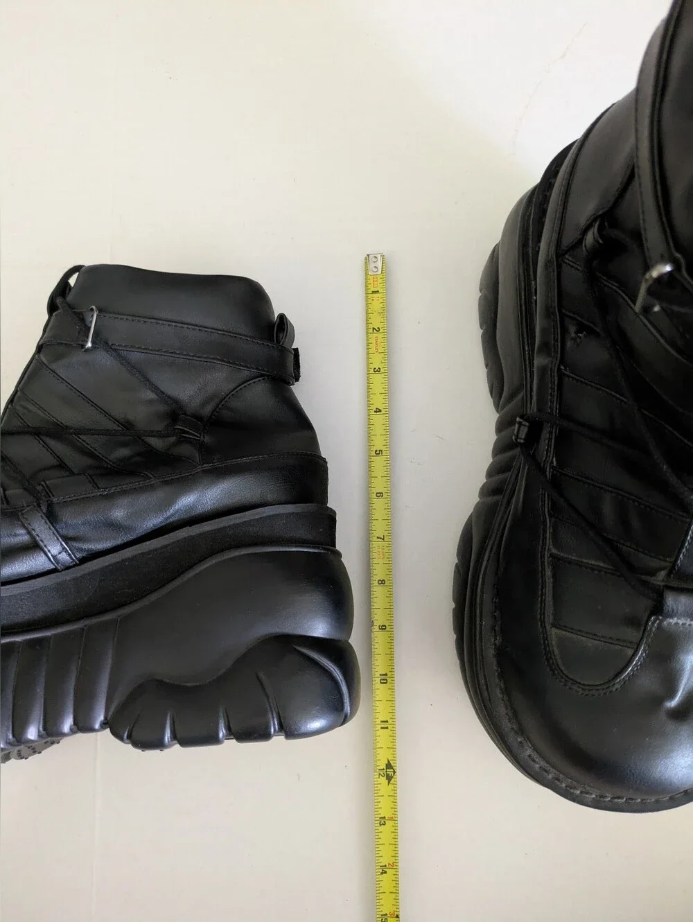 Demonia Black boots Size 10